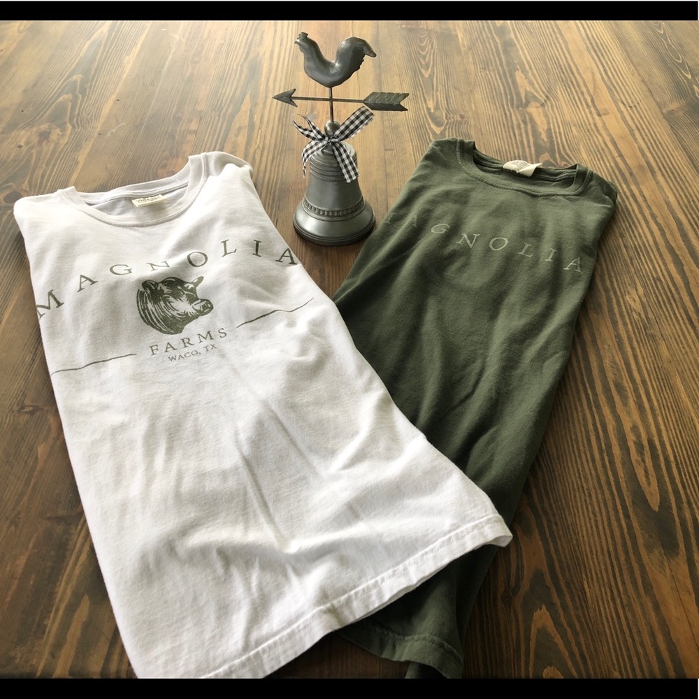 Two Magnolia comfort colors Tshirts!